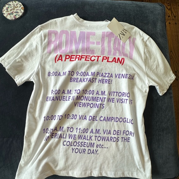 Zara Rome Italy tee shirt - Picture 3 of 4